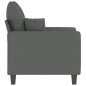 vidaXL Poltrona Grigio Scuro 60 cm in Tessuto vidaXL Poltrona Grigio Scuro 60 cm in Tessuto