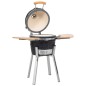 vidaXL Griglia Barbecue Kamado Affumicatore in Ceramica 81 cm vidaXL Griglia Barbecue Kamado Affumicatore in Ceramica 81 cm