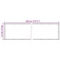 vidaXL Paravento da Balcone in Tessuto Oxford 90x400 cm Beige vidaXL Paravento da Balcone in Tessuto Oxford 90x400 cm Beige