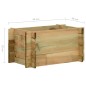 vidaXL Fioriera Giardino Letto Vegetale Legno Pino Impregnato 40 cm vidaXL Fioriera Giardino Letto Vegetale Legno Pino Impregnato 40 cm