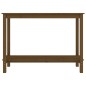 Tavolo Consolle Miele 110x40x80 cm in Legno Massello di Pino