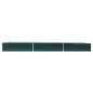 vidaXL Letto Rialzato da Giardino in Acciaio Zincato 480x80x45cm Verde vidaXL Letto Rialzato da Giardino in Acciaio Zincato 480x80x45cm Verde
