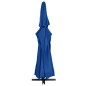 vidaXL Ombrellone da Giardino con Palo in Alluminio 600 cm Azzurro vidaXL Ombrellone da Giardino con Palo in Alluminio 600 cm Azzurro
