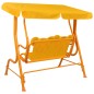 vidaXL Dondolo a Panchina per Bambini Giallo 115x75x110 cm in Tessuto vidaXL Dondolo a Panchina per Bambini Giallo 115x75x110 cm in Tessuto