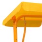 vidaXL Dondolo a Panchina per Bambini Giallo 115x75x110 cm in Tessuto vidaXL Dondolo a Panchina per Bambini Giallo 115x75x110 cm in Tessuto