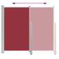 vidaXL Tenda da Sole Laterale Retrattile per Patio 140x300 cm Rossa vidaXL Tenda da Sole Laterale Retrattile per Patio 140x300 cm Rossa