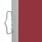 vidaXL Tenda da Sole Laterale Retrattile per Patio 140x300 cm Rossa vidaXL Tenda da Sole Laterale Retrattile per Patio 140x300 cm Rossa