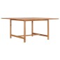 vidaXL Tavolo da Giardino 150x150x76 cm in Legno Massello di Teak vidaXL Tavolo da Giardino 150x150x76 cm in Legno Massello di Teak