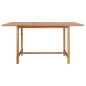 vidaXL Tavolo da Giardino 150x150x76 cm in Legno Massello di Teak vidaXL Tavolo da Giardino 150x150x76 cm in Legno Massello di Teak