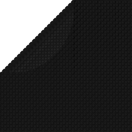 vidaXL Copertura per Piscina Nera 488 cm PE