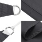 vidaXL Parasole a Vela Oxford Triangolare 6x6x6 m Antracite