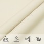 vidaXL Parasole a Vela Oxford Rettangolare 2x4,5 m Crema vidaXL Parasole a Vela Oxford Rettangolare 2x4,5 m Crema