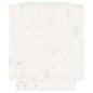 Mobile Porta TV Bianco 110,5x34x40 cm in Legno Massello di Pino Mobile Porta TV Bianco 110,5x34x40 cm in Legno Massello di Pino