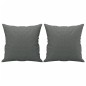 vidaXL Set di Divani 2 pz con Cuscini Grigio Scuro in Tessuto vidaXL Set di Divani 2 pz con Cuscini Grigio Scuro in Tessuto