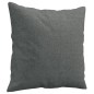 vidaXL Set di Divani 2 pz con Cuscini Grigio Scuro in Tessuto vidaXL Set di Divani 2 pz con Cuscini Grigio Scuro in Tessuto