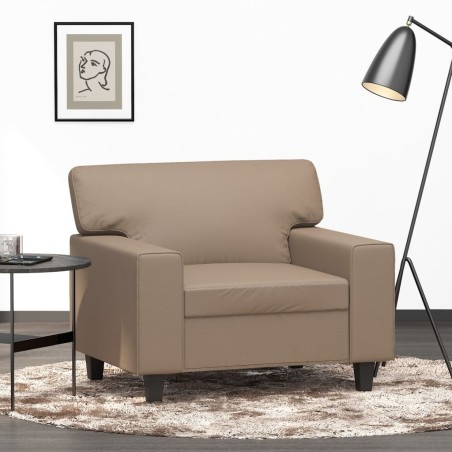 vidaXL Poltrona Cappuccino 60 cm in Similpelle