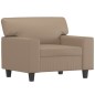 vidaXL Poltrona Cappuccino 60 cm in Similpelle
