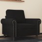 vidaXL Poltrona Nero 60 cm Velluto vidaXL Poltrona Nero 60 cm Velluto
