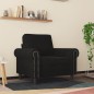 vidaXL Poltrona Nero 60 cm Velluto vidaXL Poltrona Nero 60 cm Velluto