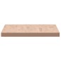 vidaXL Piano Tavolo 100x60x4cm Rettangolare Legno Massello di Faggio vidaXL Piano Tavolo 100x60x4cm Rettangolare Legno Massello di Faggio