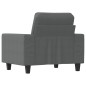 vidaXL Poltrona Grigio Scuro 60 cm in Tessuto vidaXL Poltrona Grigio Scuro 60 cm in Tessuto