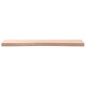 vidaXL Piano per Scrivania 100x(55-60)x4 cm Legno Massello di Faggio