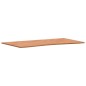 vidaXL Piano per Scrivania 110x(55-60)x1,5 cm Legno Massello di Faggio