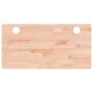vidaXL Piano Scrivania 80x40x4 cm in Legno Massello di Faggio