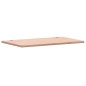vidaXL Piano Scrivania 100x60x2,5 cm in Legno Massello di Faggio