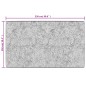 vidaXL Tappeto Lavabile Bianco e Nero 150x230 cm Antiscivolo vidaXL Tappeto Lavabile Bianco e Nero 150x230 cm Antiscivolo