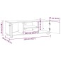 Mobile Porta TV Bianco Lucido 110x40x35 cm Legno Multistrato Mobile Porta TV Bianco Lucido 110x40x35 cm Legno Multistrato