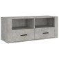 Mobile per TV Grigio Cemento 100x35x40 cm Legno Multistrato Mobile per TV Grigio Cemento 100x35x40 cm Legno Multistrato