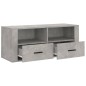 Mobile per TV Grigio Cemento 100x35x40 cm Legno Multistrato Mobile per TV Grigio Cemento 100x35x40 cm Legno Multistrato