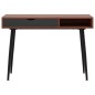 vidaXL Scrivania con Cassetto Marrone 110x50x75 cm Legno Multistrato vidaXL Scrivania con Cassetto Marrone 110x50x75 cm Legno Multistrato