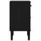 vidaXL Comodino SENJA Aspetto Rattan Nero 40x35x65 cm in Legno Pino vidaXL Comodino SENJA Aspetto Rattan Nero 40x35x65 cm in Legno Pino