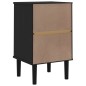 vidaXL Comodino SENJA Aspetto Rattan Nero 40x35x65 cm in Legno Pino vidaXL Comodino SENJA Aspetto Rattan Nero 40x35x65 cm in Legno Pino