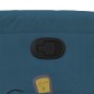 vidaXL Poltrona Massaggiante Reclinabile Blu in Velluto