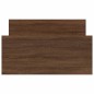 vidaXL Giroletto senza Materasso Rovere Marrone 90x190cm in Truciolato vidaXL Giroletto senza Materasso Rovere Marrone 90x190cm in Truciolato