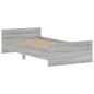 vidaXL Giroletto Grigio Sonoma 90x200 cm in Legno Multistrato vidaXL Giroletto Grigio Sonoma 90x200 cm in Legno Multistrato