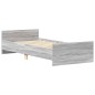 vidaXL Giroletto Grigio Sonoma 90x200 cm in Legno Multistrato vidaXL Giroletto Grigio Sonoma 90x200 cm in Legno Multistrato