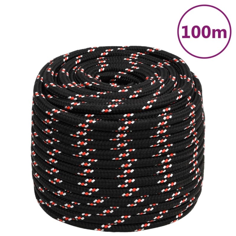 Corda Nautica Nera 18 mm 100 m in Polipropilene Corda Nautica Nera 18 mm 100 m in Polipropilene