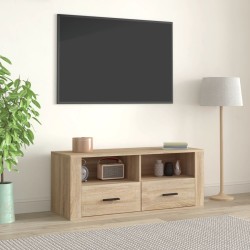 Mobile per TV Rovere Sonoma 100x35x40 cm Legno Multistrato