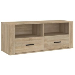 Mobile per TV Rovere Sonoma 100x35x40 cm Legno Multistrato