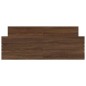 vidaXL Giroletto con Testiera e Pediera Rovere Marrone 120x200 cm vidaXL Giroletto con Testiera e Pediera Rovere Marrone 120x200 cm