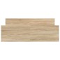 vidaXL Giroletto con Testiera e Pediera Rovere Sonoma 140x190 cm vidaXL Giroletto con Testiera e Pediera Rovere Sonoma 140x190 cm