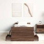 vidaXL Giroletto con Testiera e Pediera Rovere Marrone 90x200 cm
