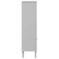vidaXL Credenza SENJA Aspetto Rattan Bianco 90x35x130 cm Massello Pino vidaXL Credenza SENJA Aspetto Rattan Bianco 90x35x130 cm Massello Pino