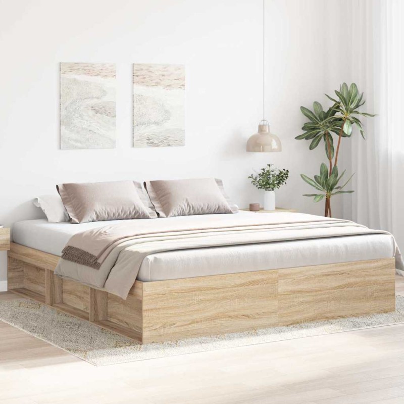 vidaXL Giroletto Rovere Sonoma 180x200 cm Super King vidaXL Giroletto Rovere Sonoma 180x200 cm Super King