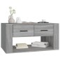 Tavolino da Salotto Grigio Sonoma 80x50x40 cm Legno Multistrato