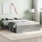 vidaXL Giroletto Grigio Sonoma 135x190 cm Double vidaXL Giroletto Grigio Sonoma 135x190 cm Double